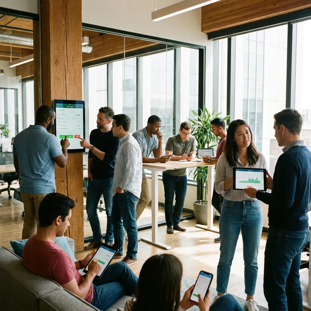 Digitale Zeiterfassung im Arbeitsalltag